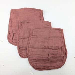 3 pack Mauve Burpcloths